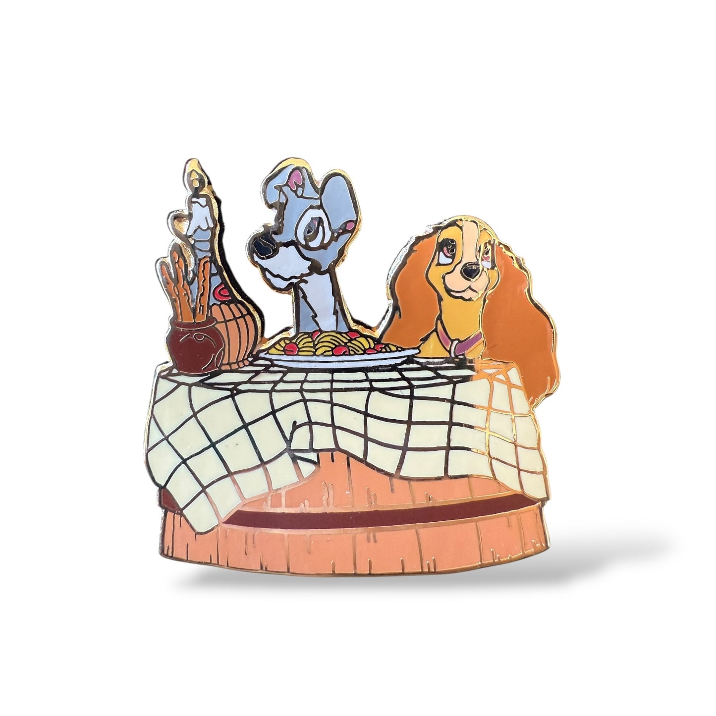 JDS Lady and the Tramp Spaghetti Dinner Pin
