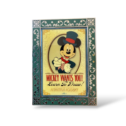 Artist Proof WDI Hong Kong Attraction Poster Mickey Mouse in Animation Academy Pin
