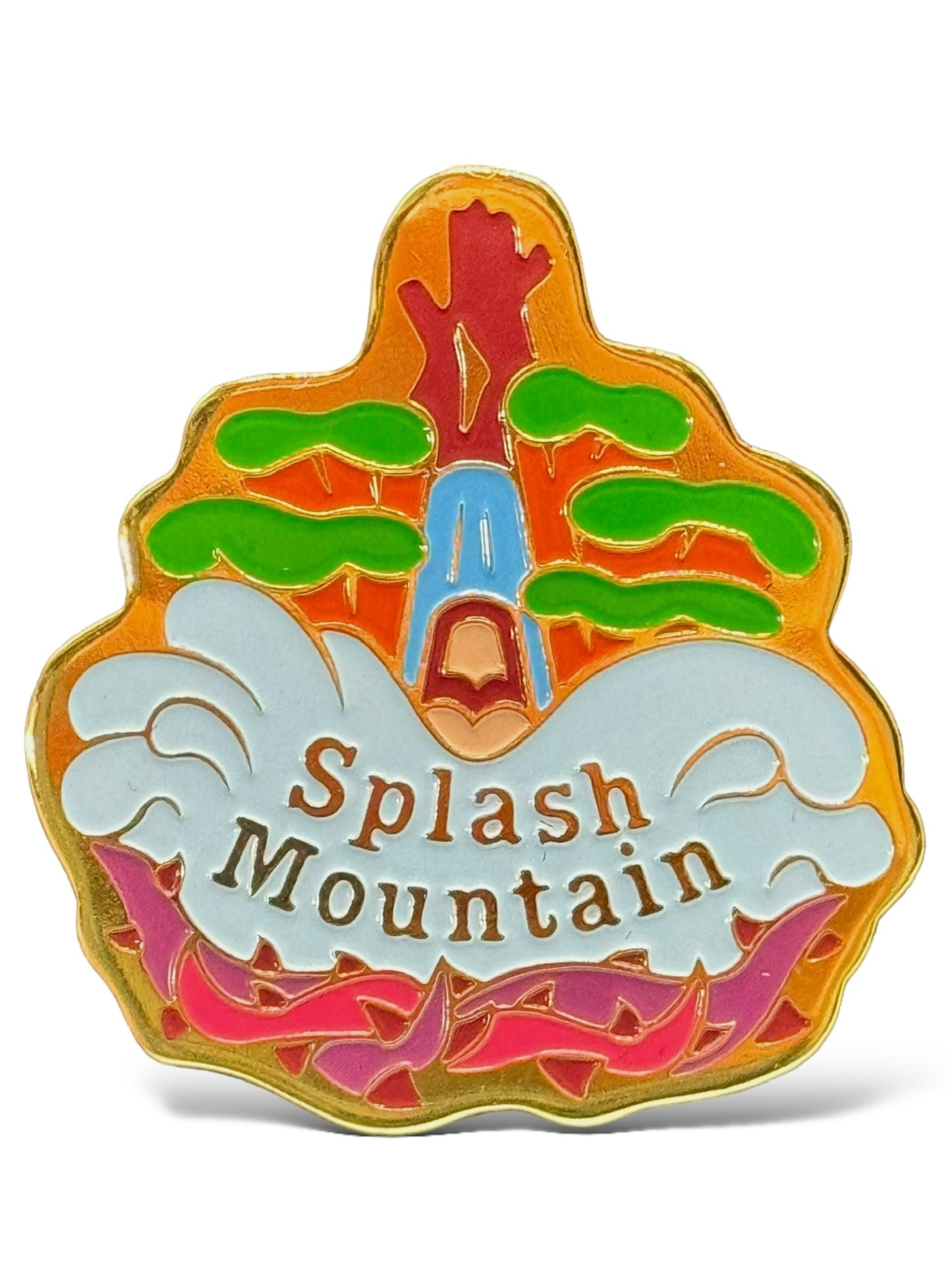 TDR Cutie Attractions Splash Mountain Pin