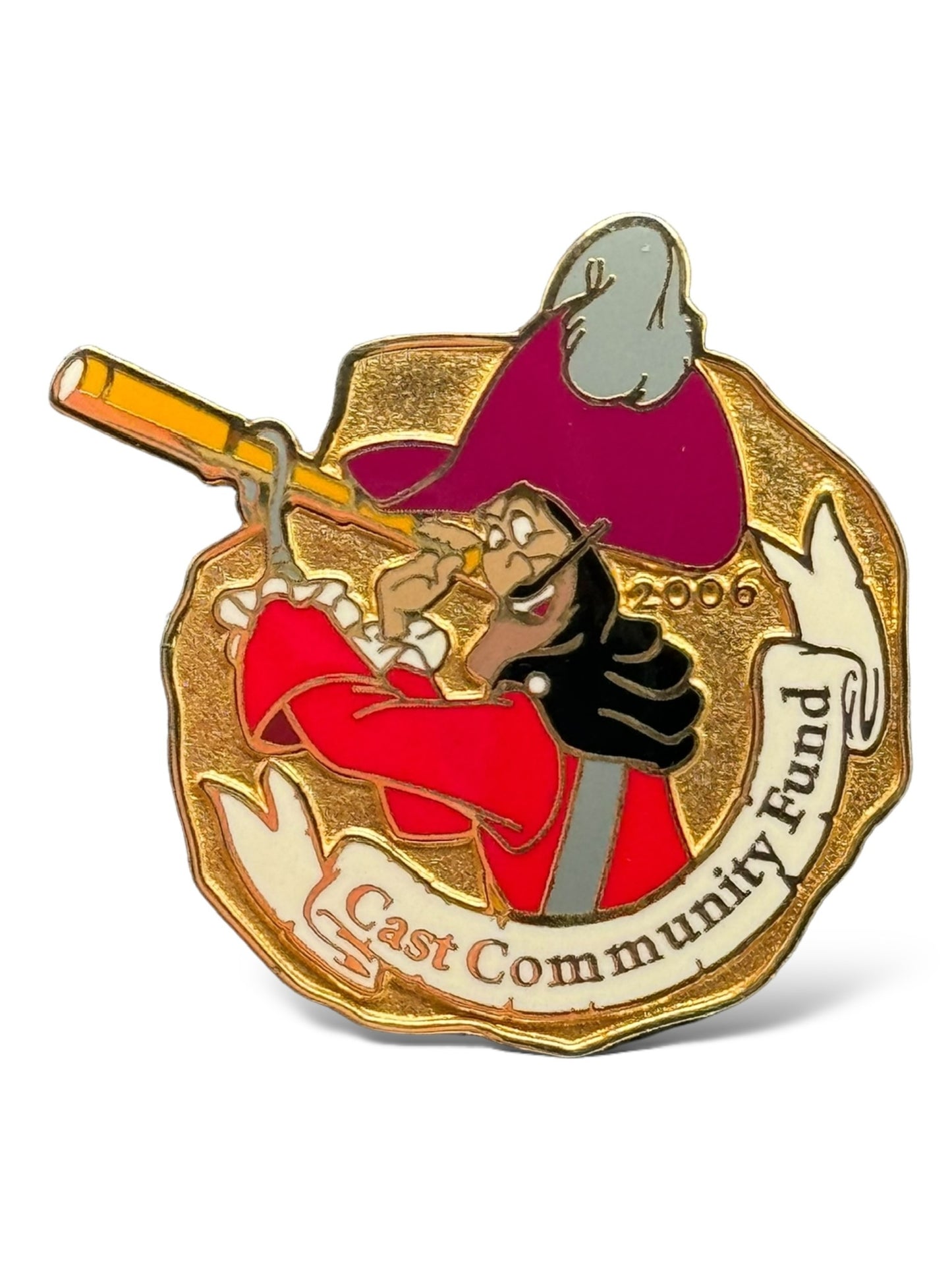 DEC Cast Community Fund 2006 Captain Hook Pin