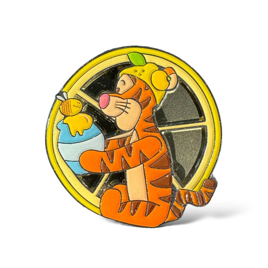 HKDL Pin Trading Carnival 2024 Pooh and Friends with Fruit Honey and Lemon Tigger Pin