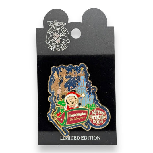 WDW Merry Christmas 2004 Magic Kingdom Santa Mickey Pin