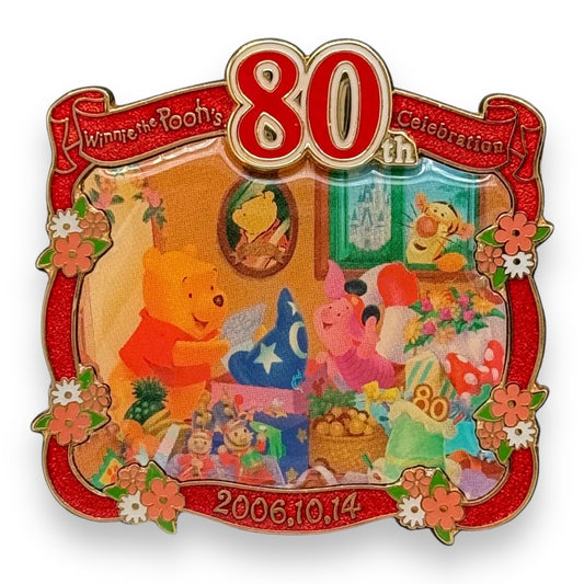 JDS 80th Anniversary Celebration Winnie the Pooh Pin