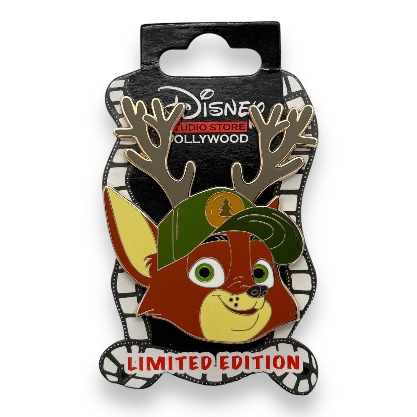 DSSH Holiday Antlers Nick Wilde Zootopia Pin