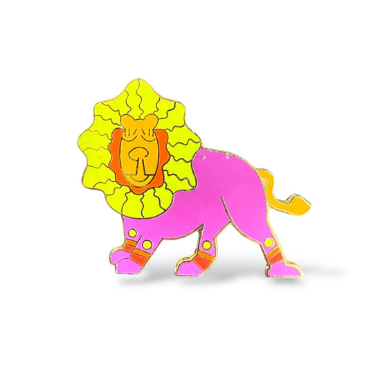 WDW Animal Kingdom The Adventure Begins Pin Safari 2001 Whimsical Lion Pin