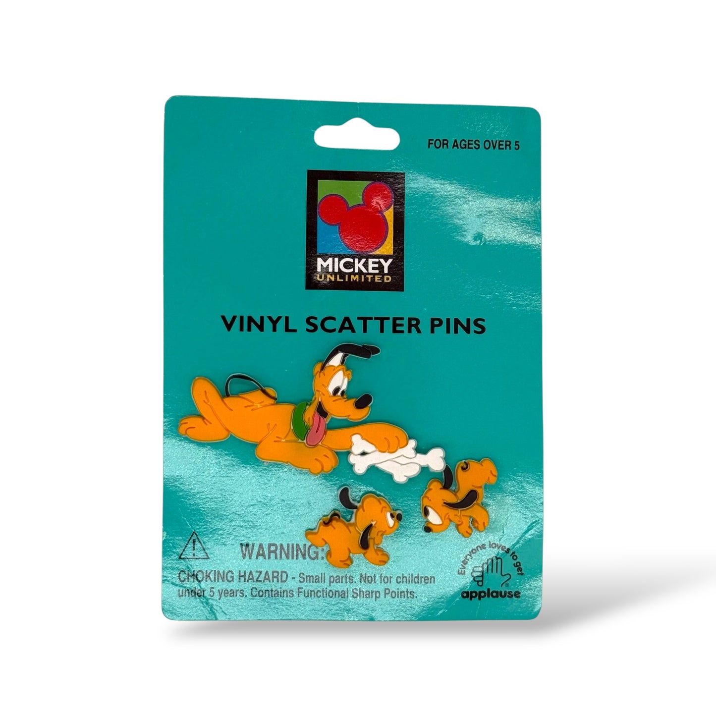 Disney Parks Vinyl Scatter Pin Set Pluto & Puppies Pin
