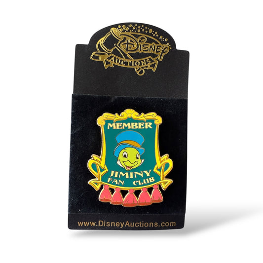 Disney Auctions Fan Club Member Jiminy Pin