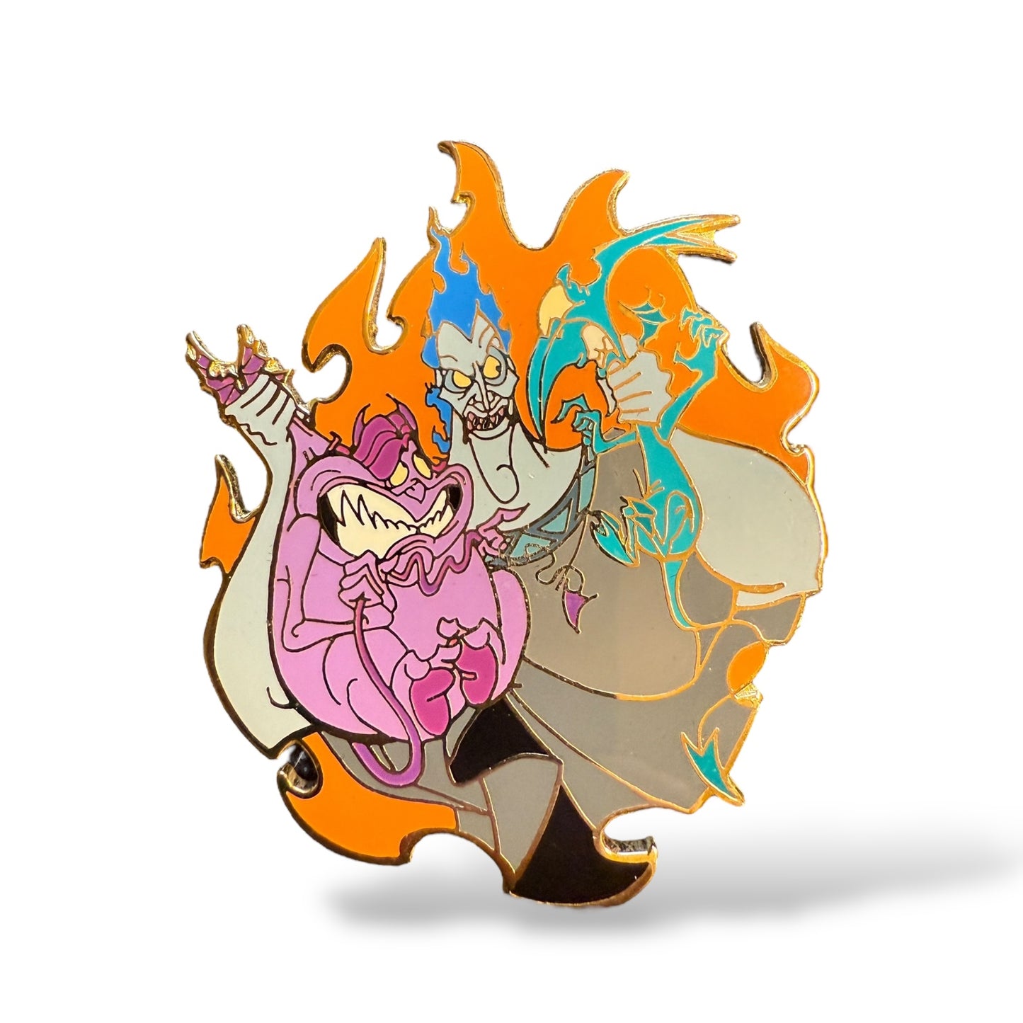 Disney Auctions Villains and Sidekicks Portraits Hades, Pain and Panic Pin