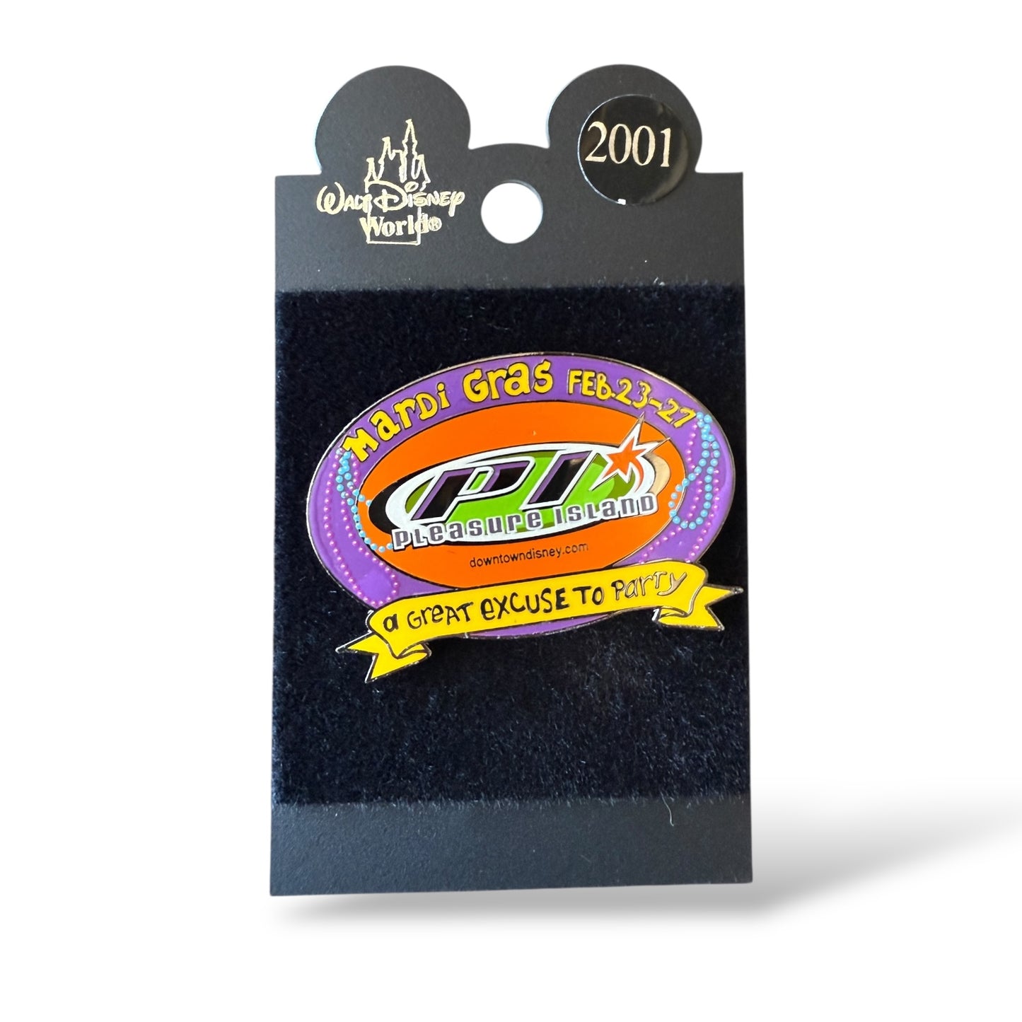 WDW Pleasure Island Mardi Gras 2001 Pin
