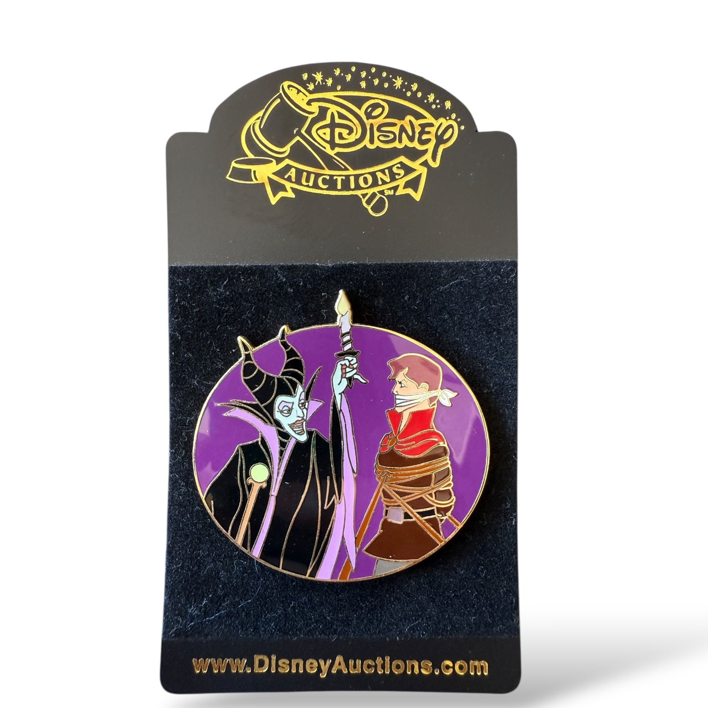 Disney Auctions Maleficent and Phillip Pin