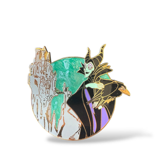 Disney Auctions Maleficent and Castle Pin