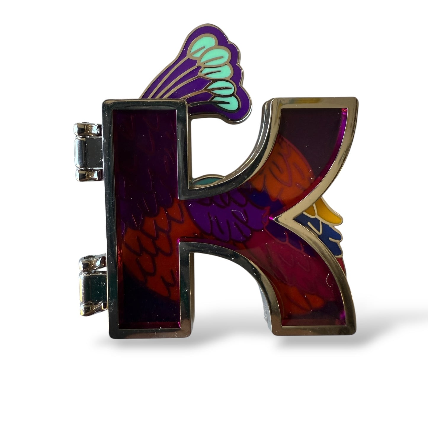 SDR Character Hinged Alphabet K For Kevin Pin