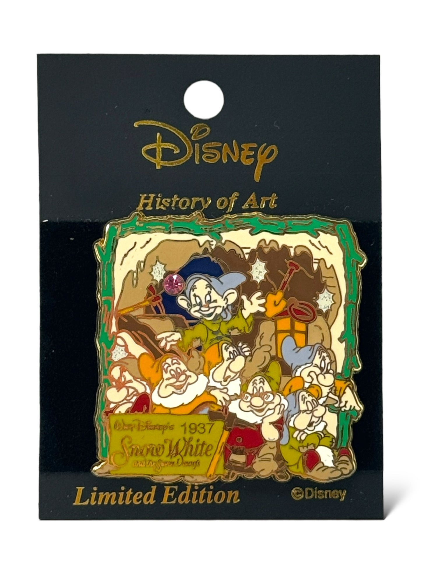 JDS History of Art Snow White and The Seven Dwarfs in Mine Pin