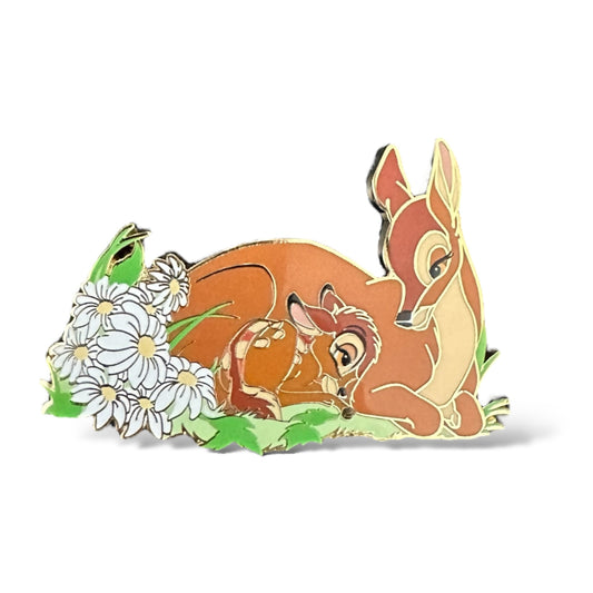 DEC Hugs are the Best Bambi & his Mum Pin