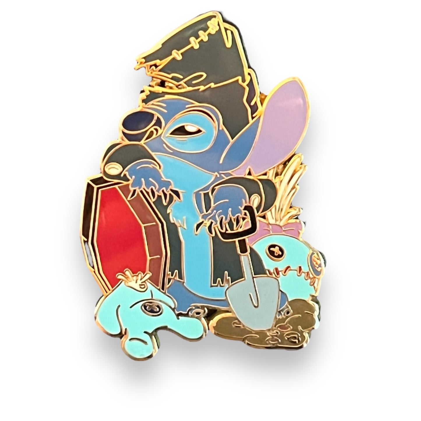 Disney Shopping Halloween Stitch Undertaker Pin