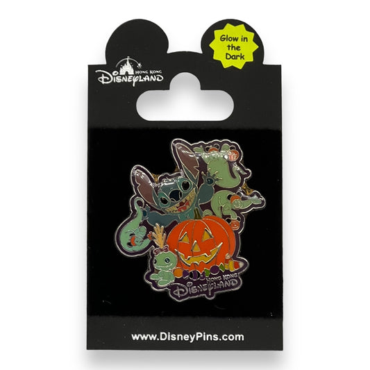 HKDL Halloween 2008 Stitch & Friends Pin