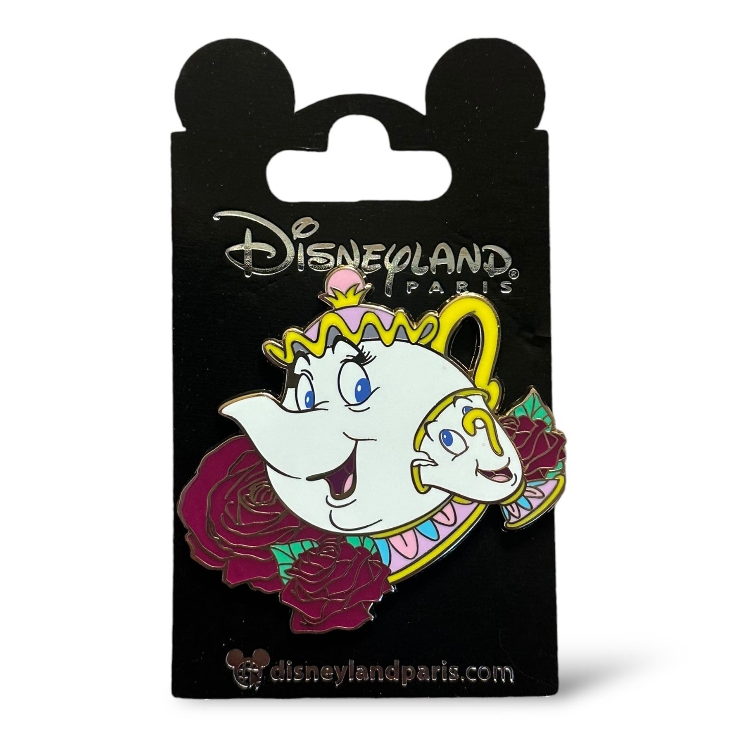 DLRP Mrs. Potts and Chip Roses Pin