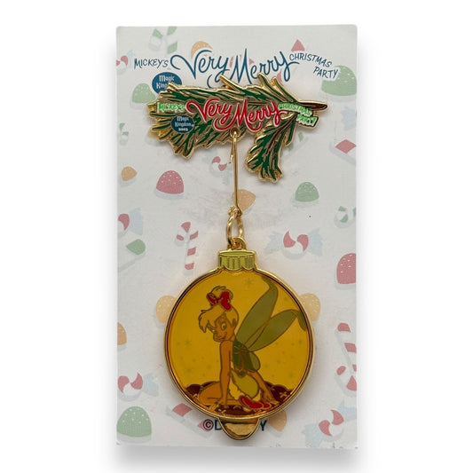 WDW Mickey's Very Merry Christmas Party 2003 Tinker Bell Ornament Pin