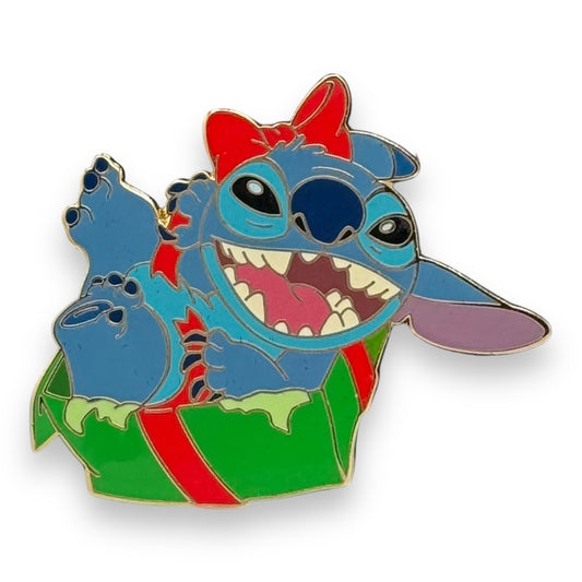 JDS Stitch Christmas Gift Box Pin