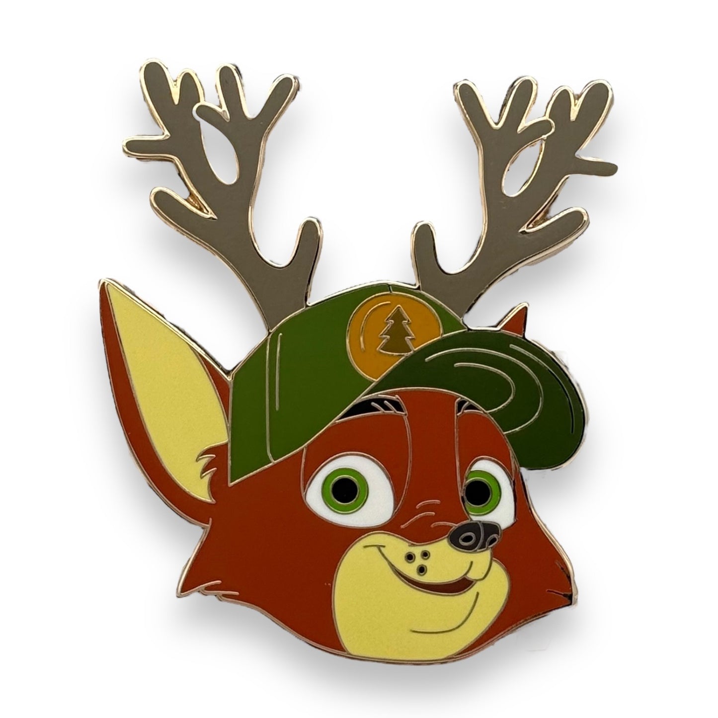 DSSH Holiday Antlers Nick Wilde Zootopia Pin