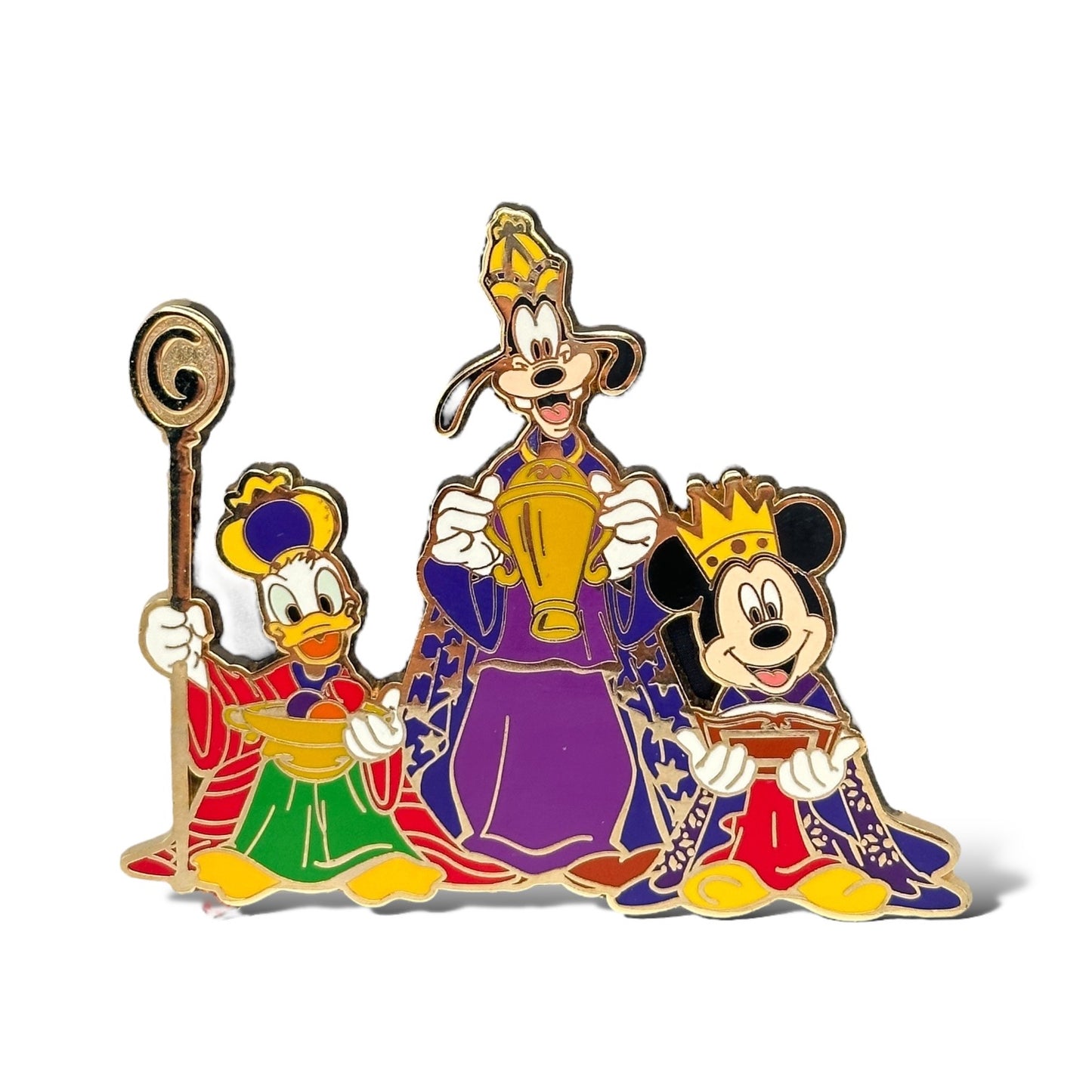 Disney Auctions Mickey, Donald, Goofy Wise Men Jumbo Pin