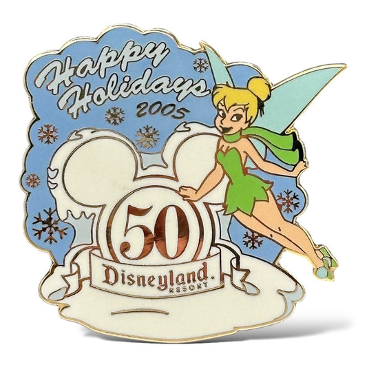 DEC Cast Working Happy Holiday 2005 Tinker Bell Pin