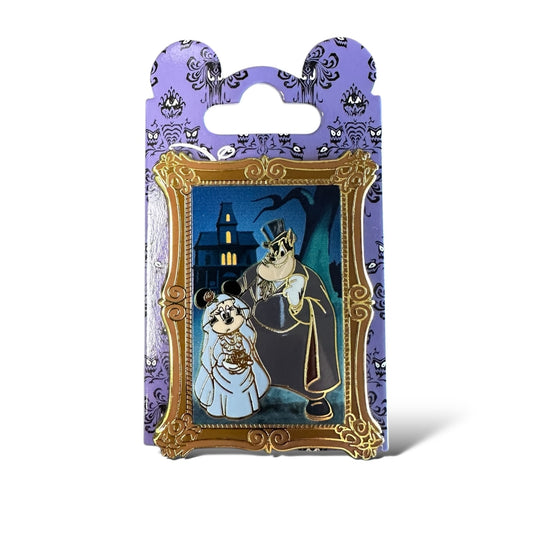 DLRP Phantom Manor Minnie and Pete Pin