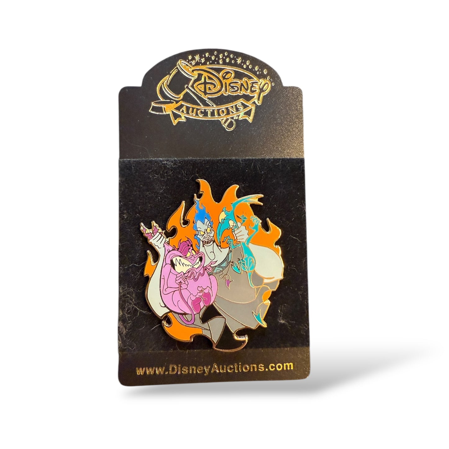 Disney Auctions Villains and Sidekicks Portraits Hades, Pain and Panic Pin