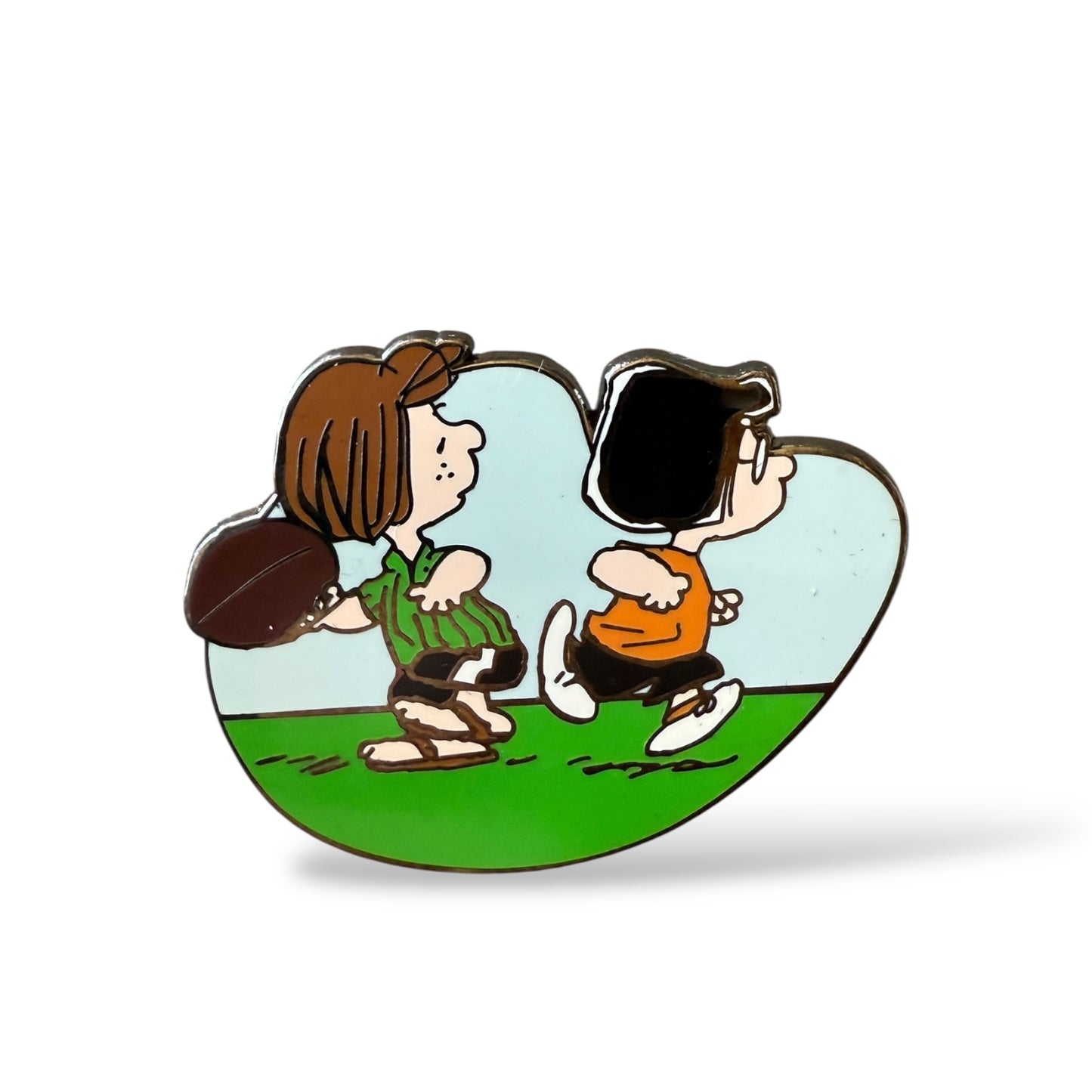 Willabee & Ward Peanuts Peppermint Patty and Marcie Pin
