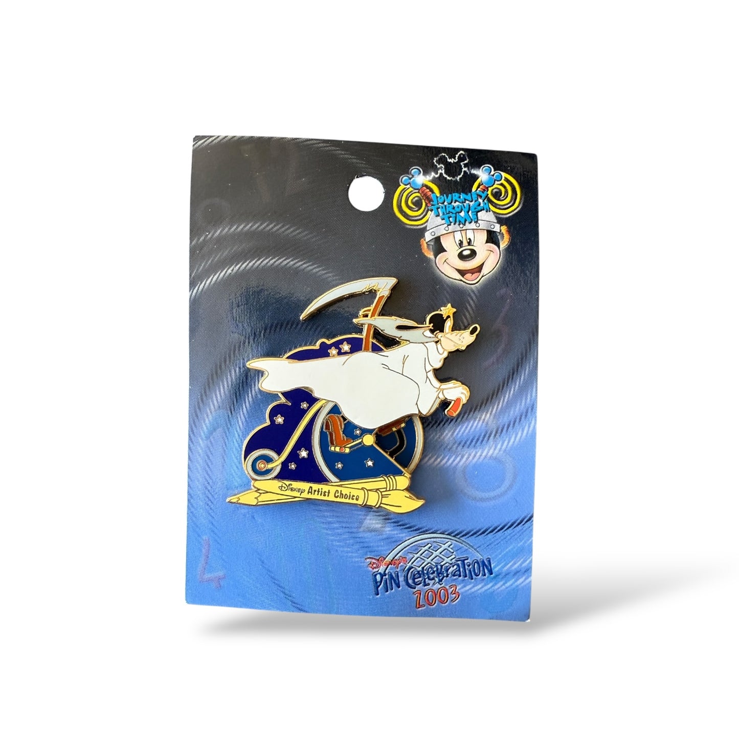 WDW Journey Through Time Pin Event Father of Time Goofy Spinner Pin