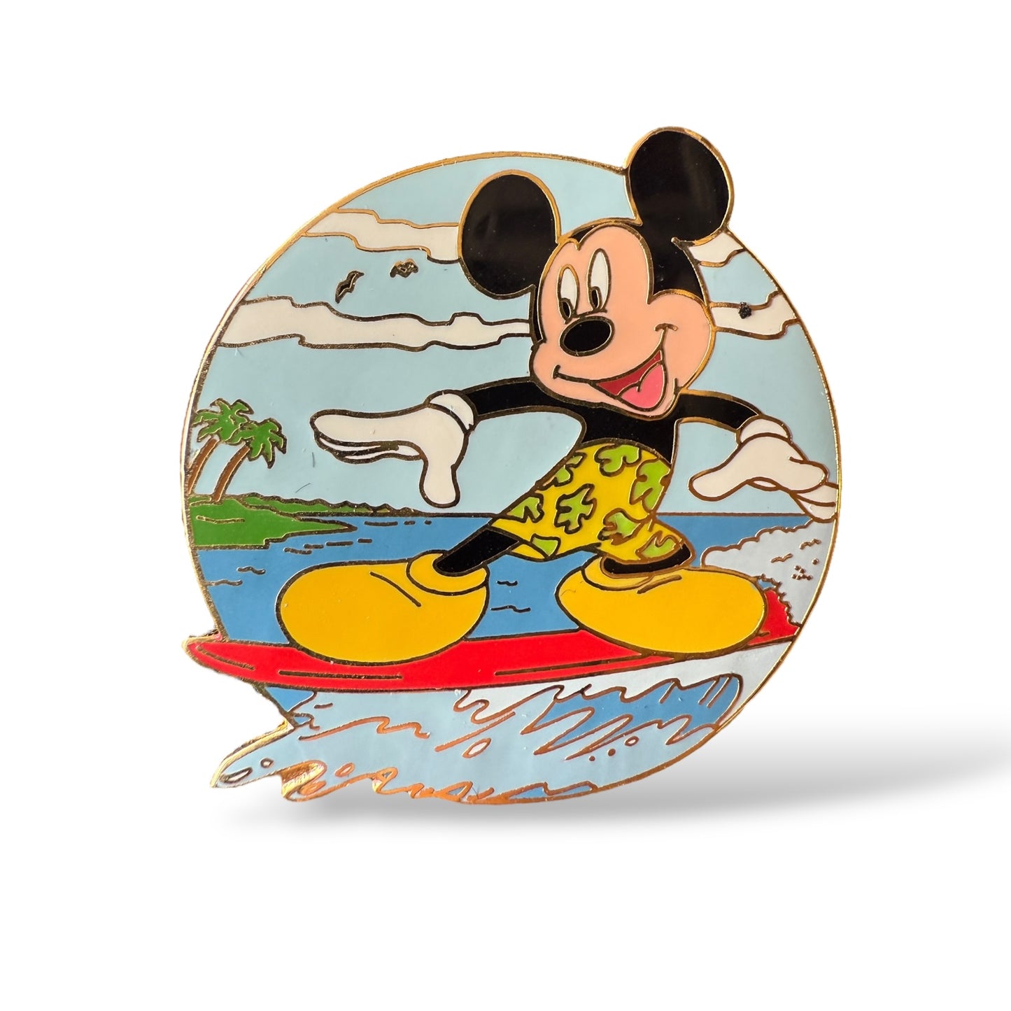 WDW Surfing Mickey Boardwalk Resort Pin