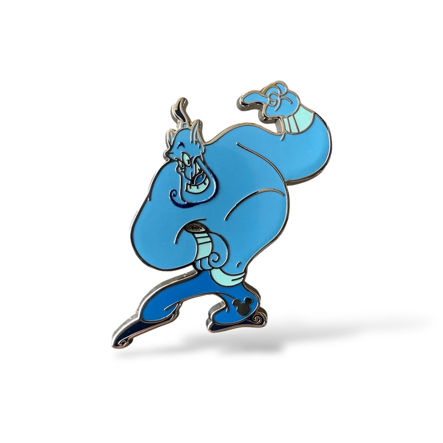 Cast Lanyard Blue Color Story Genie Chaser Hidden Mickey Pin