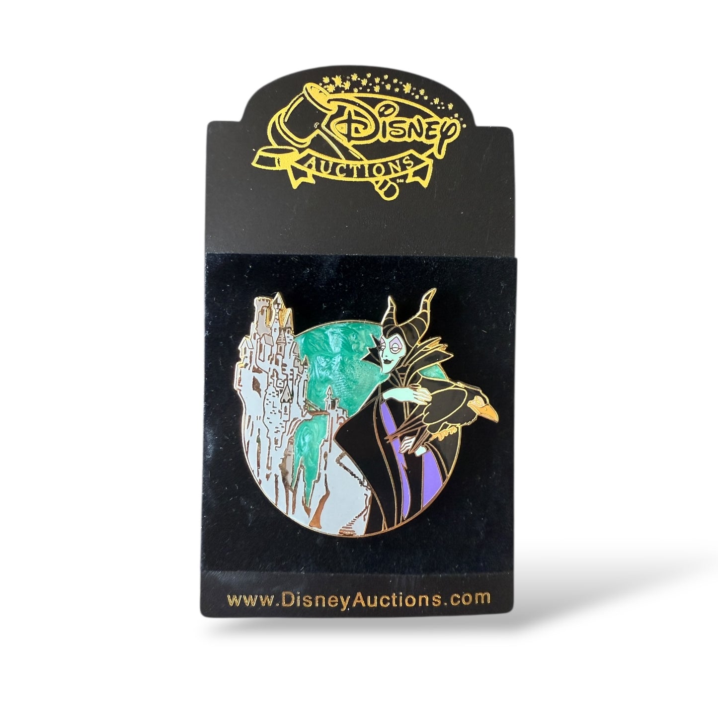 Disney Auctions Maleficent and Castle Pin