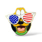 DSSH Patriotic Sunglasses Pluto Pin