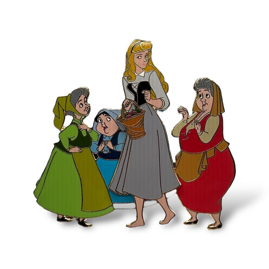 WDI Heroines and Sidekicks Briar Rose and Flora, Fauna, and Merryweather Pin