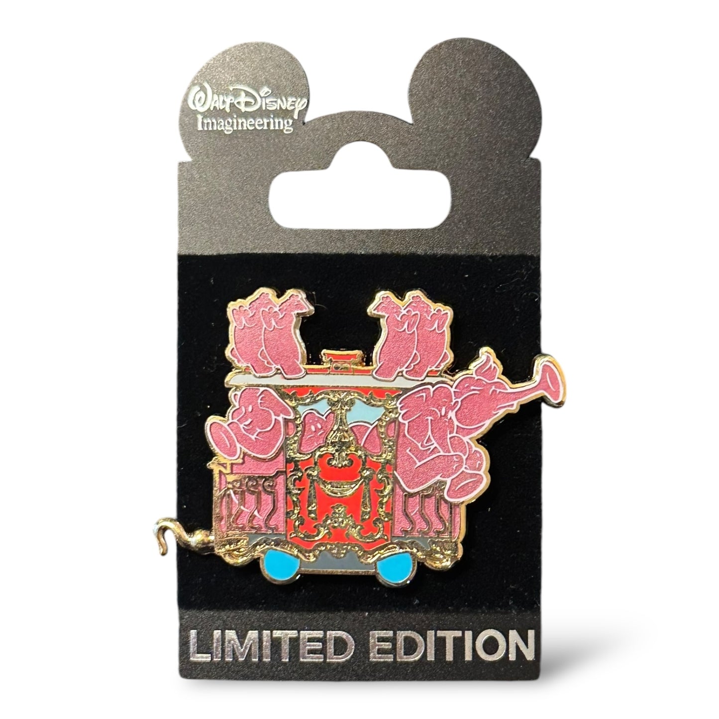 WDI Casey Jr. Railroad Pink Elephants Pin