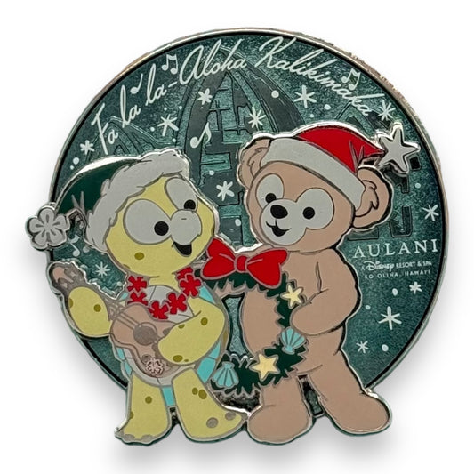 Disney Parks Aulani 2023 Christmas O'lu and Duffy Pin