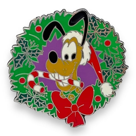 WDW Happy Holiday Mystery Pluto and Candy Cane Pin