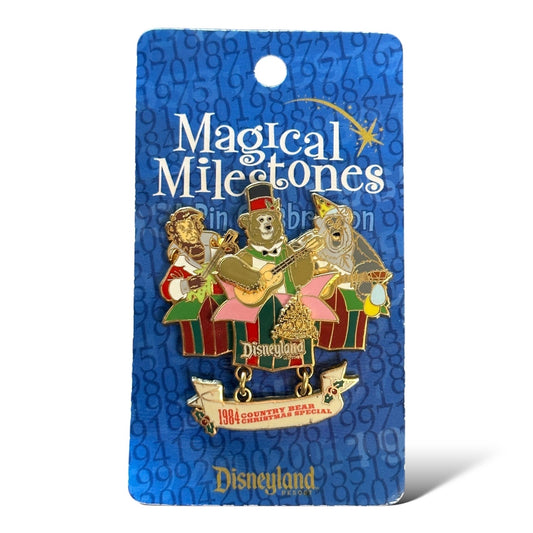 DLR Magical Milestones 1984 Country Bear Christmas Special Pin