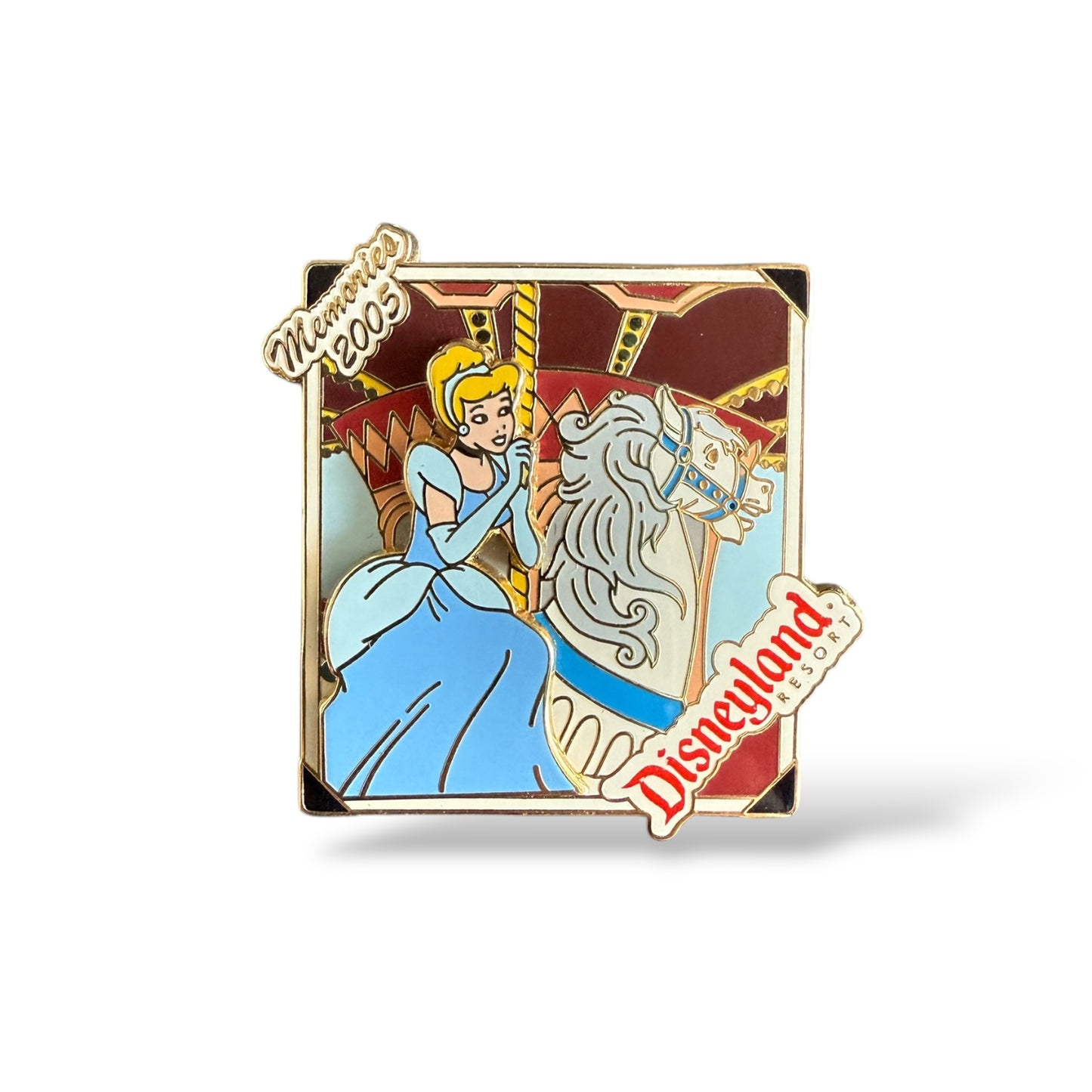DLR Memories 2005 Cinderella at King Arthur Carousel Pin