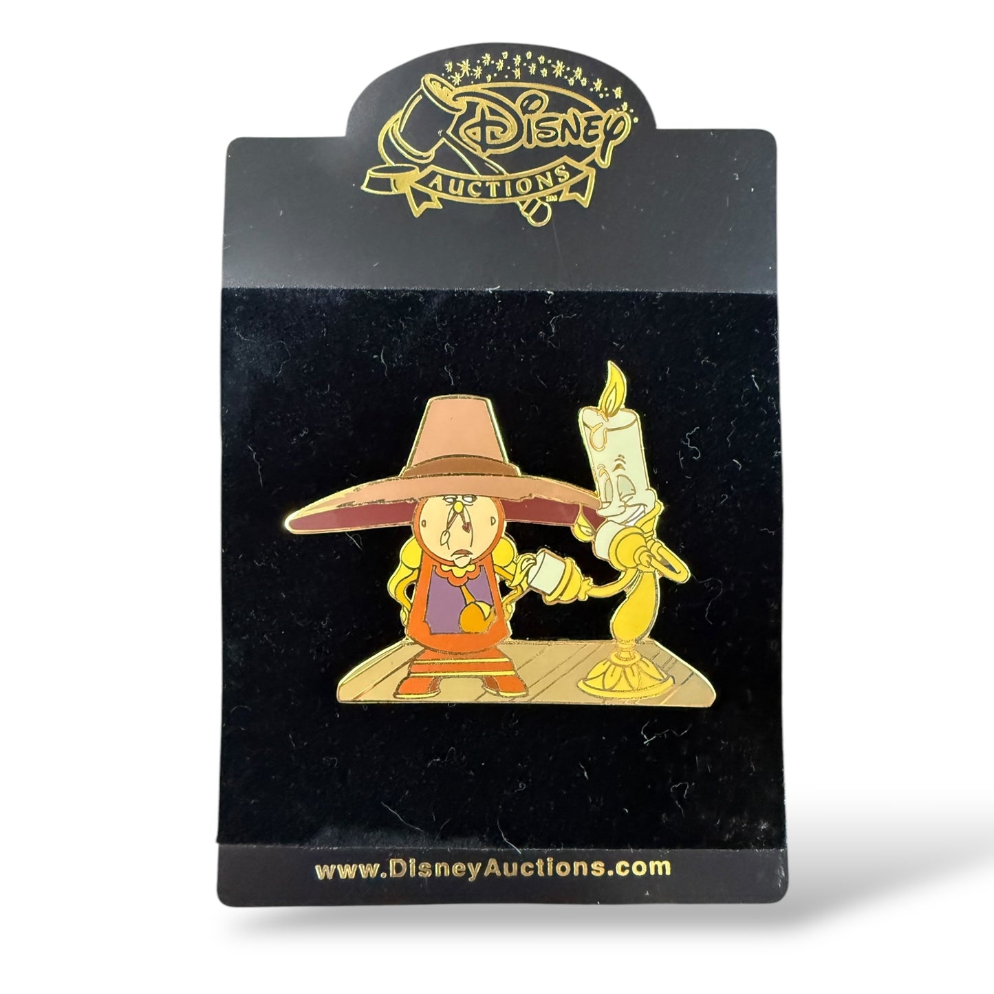 Disney Auctions Lumiere and Cogsworth Pin