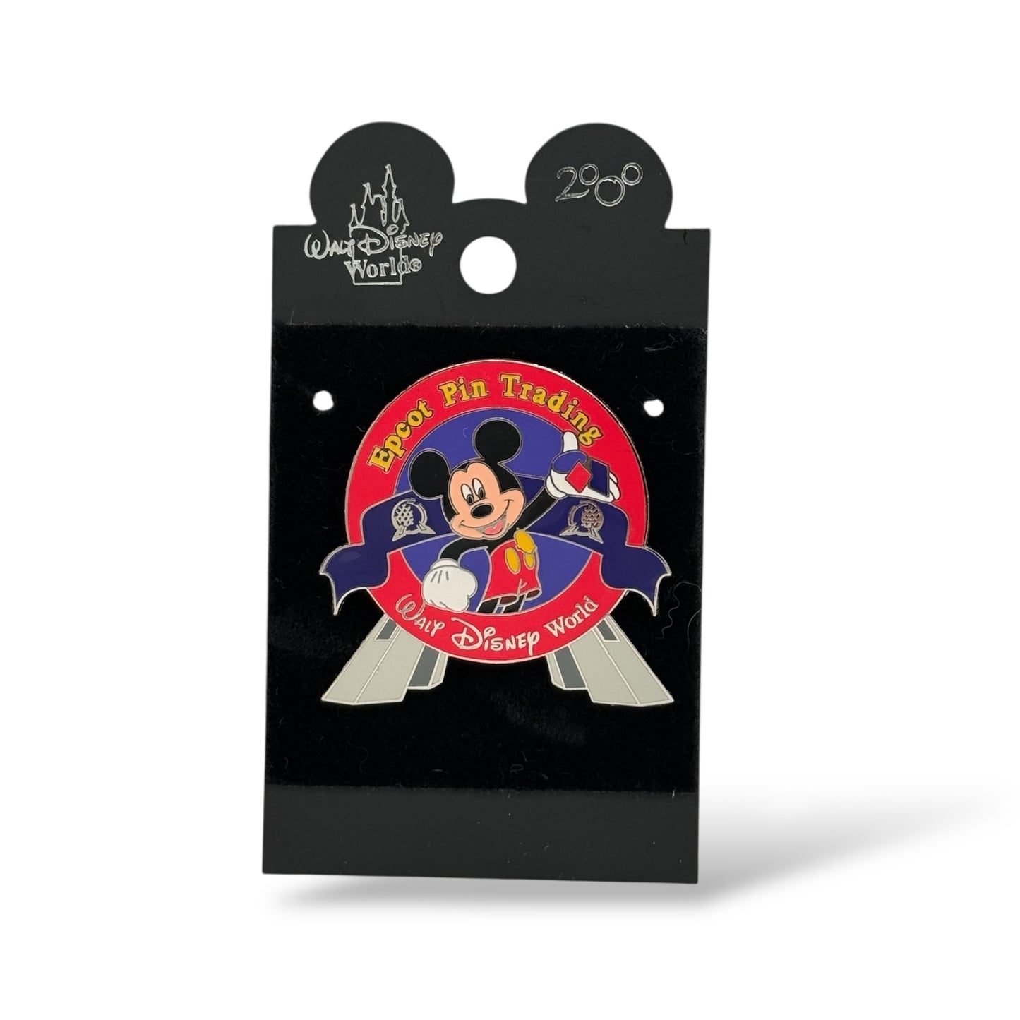 WDW Mickey Spaceship Earth Epcot Pin Trading Pin