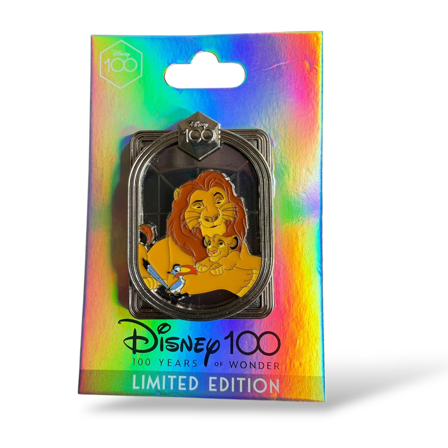 DEC Disney 100 The Lion King Mufasa and Simba Pin