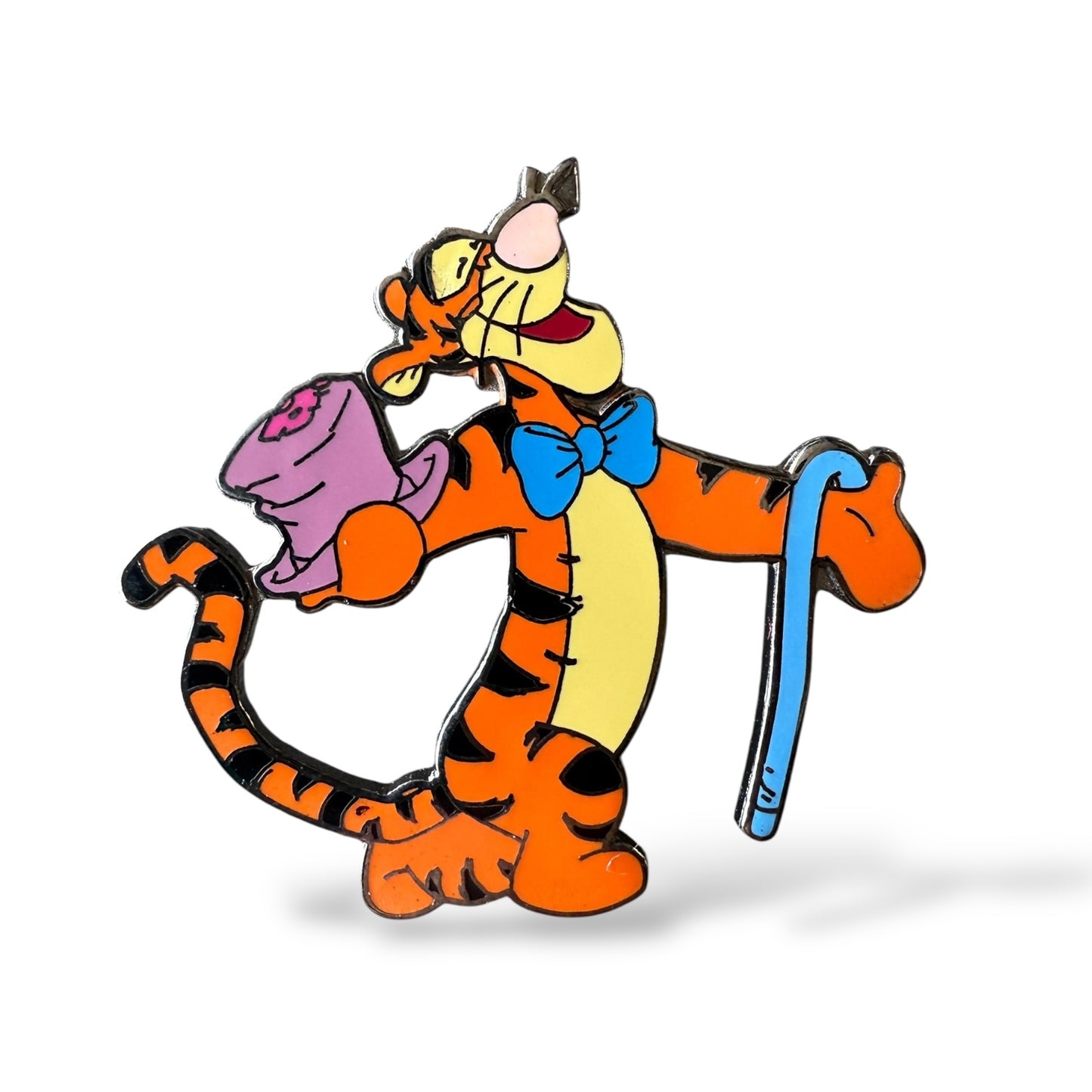 Disney Parks Core Character Tigger with Bow Tie, Top Hat and Cane Pin