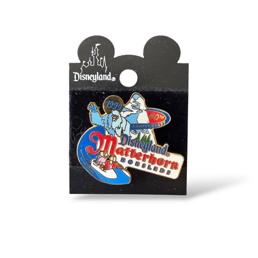 DLR Matterhorn Bobsleds 40th Anniversary Pin