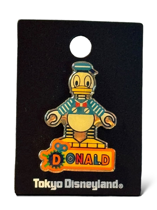 TDR Wacky Wind-Up Robot Donald Pin