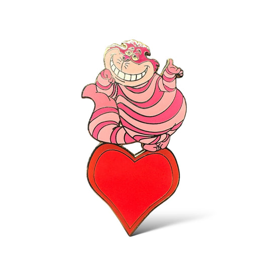 Disney Auctions Cheshire Cat & Valentine Card Pin