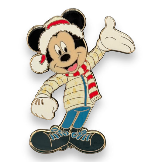 WDI Classic Christmas Holiday Mickey Winter Sweater Pin