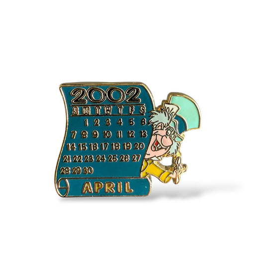 Disney Store 12 Months of Magic Mad Hatter April Pin