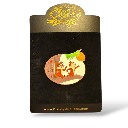 Disney Auctions Dressing Room Chip n' Dale Pin